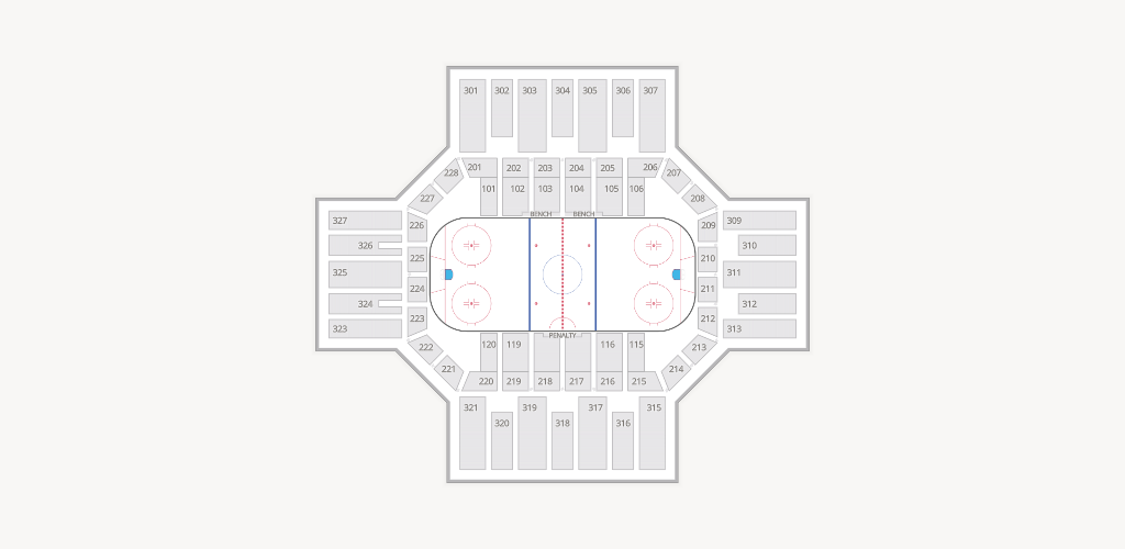 Florence Center Seating Chart