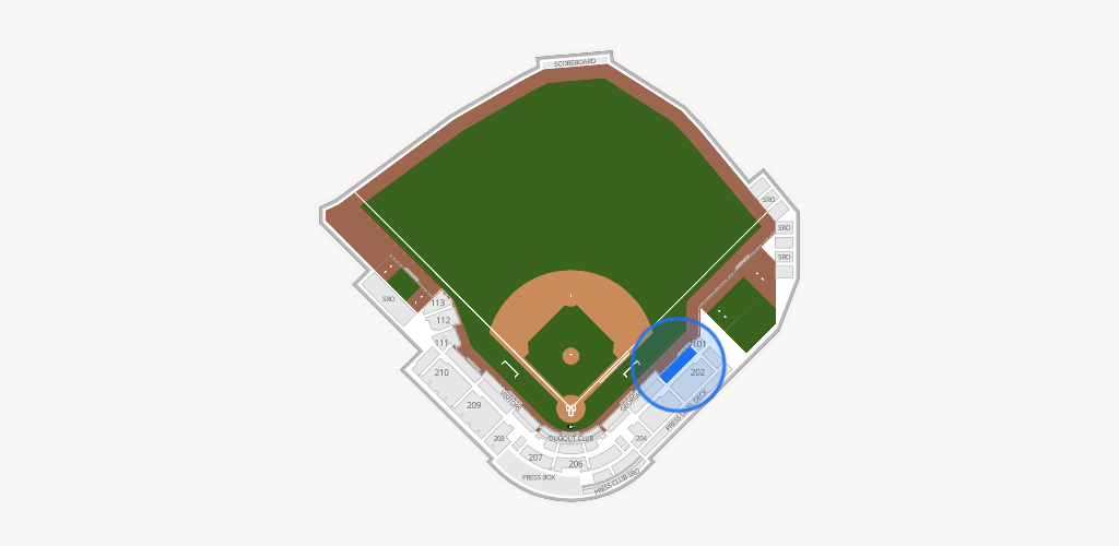 Foley Field Seating Chart