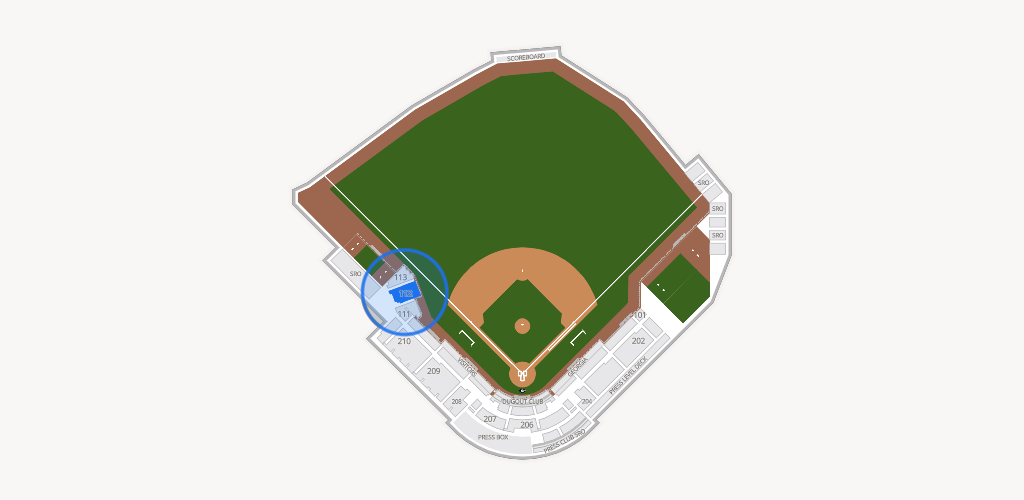 Foley Field Seating Chart