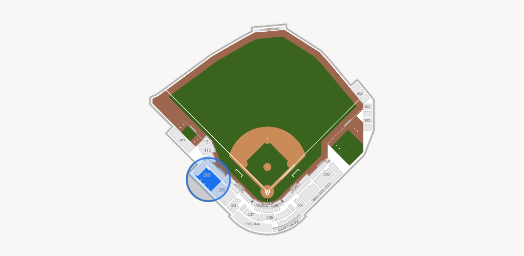 Foley Field Seating Chart