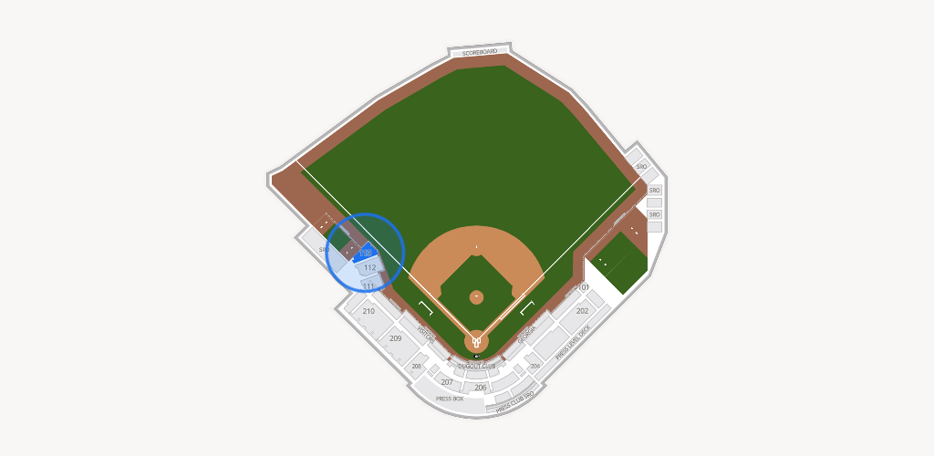 Foley Field Seating Chart