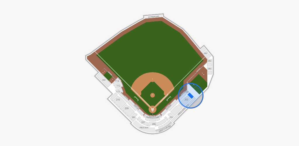 Foley Field Seating Chart