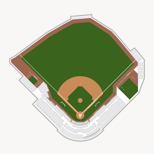 Foley Field seating chart