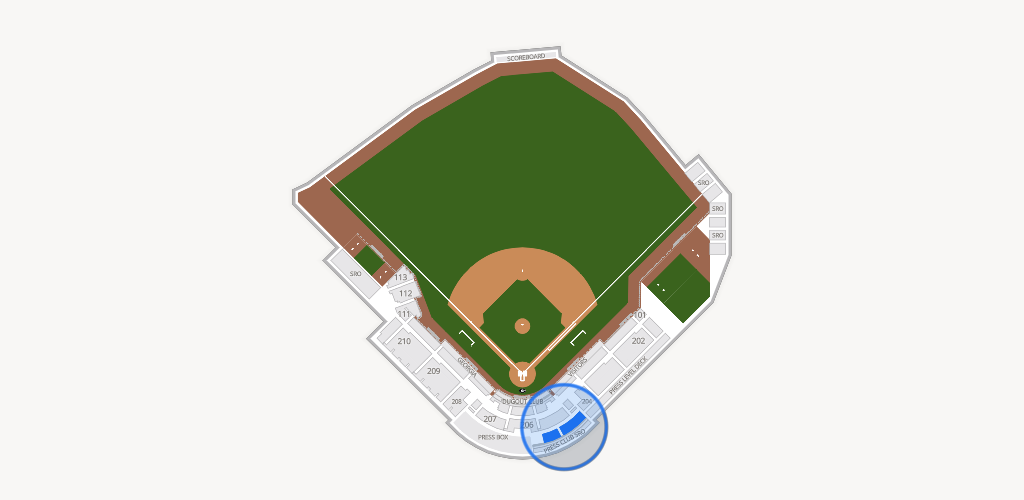 Foley Field Seating Chart