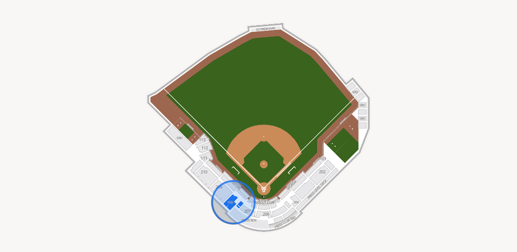 Foley Field Seating Chart