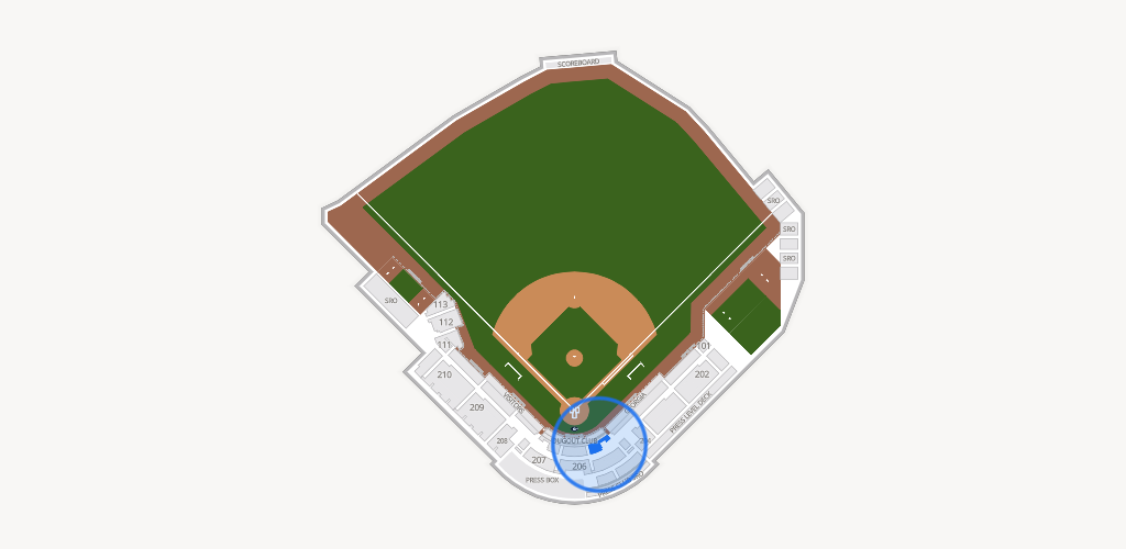 Foley Field Seating Chart