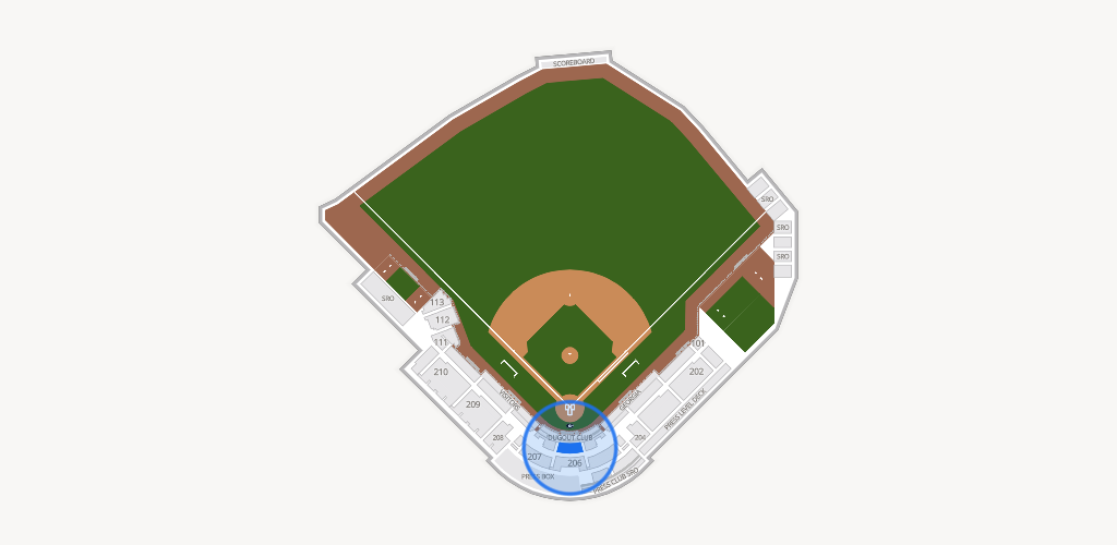 Foley Field Seating Chart