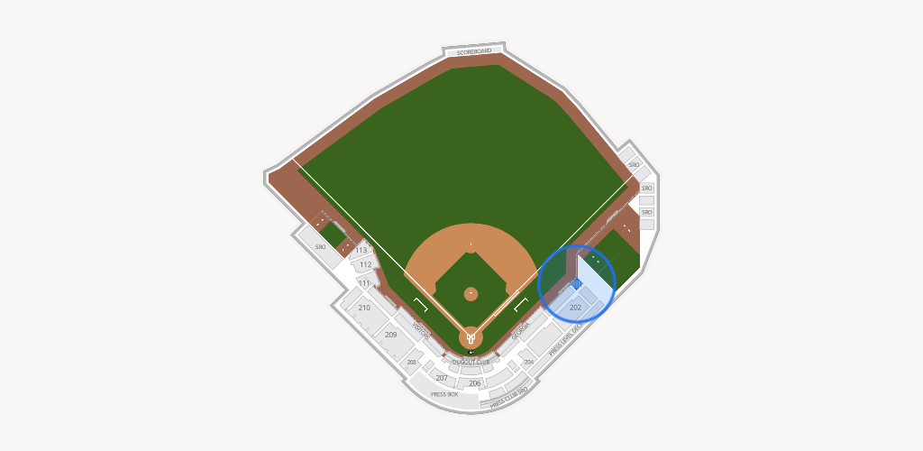 Foley Field Seating Chart