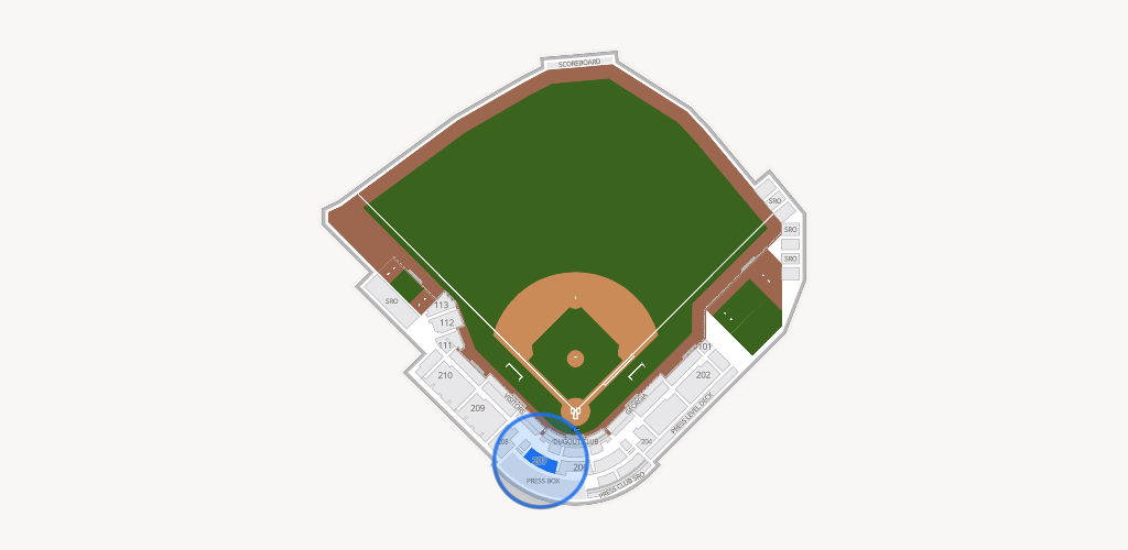 Foley Field Seating Chart