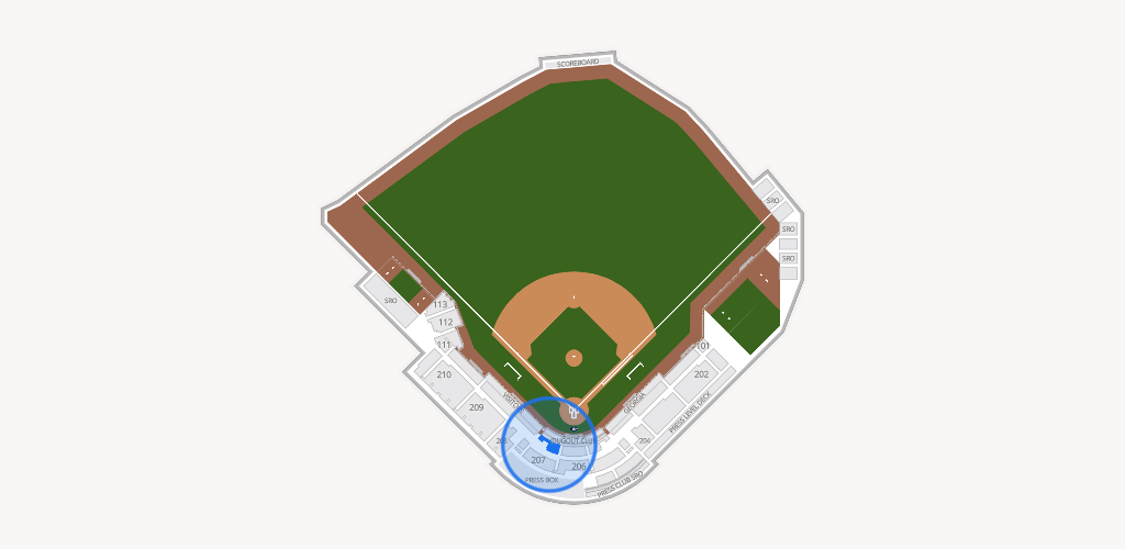 Foley Field Seating Chart