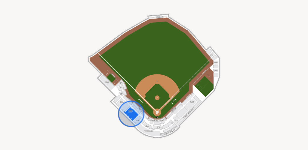 Foley Field Seating Chart