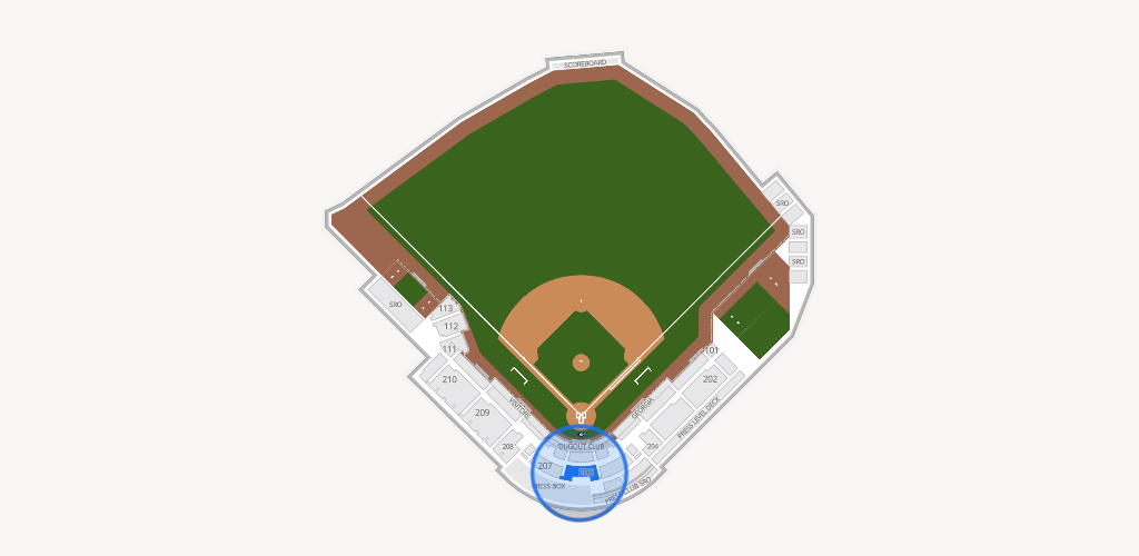 Foley Field Seating Chart