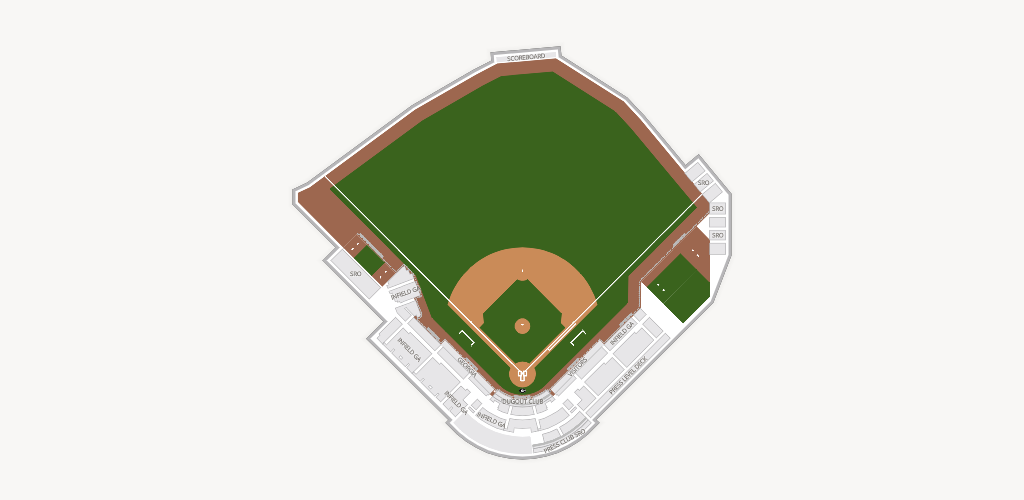 Foley Field Seating Chart