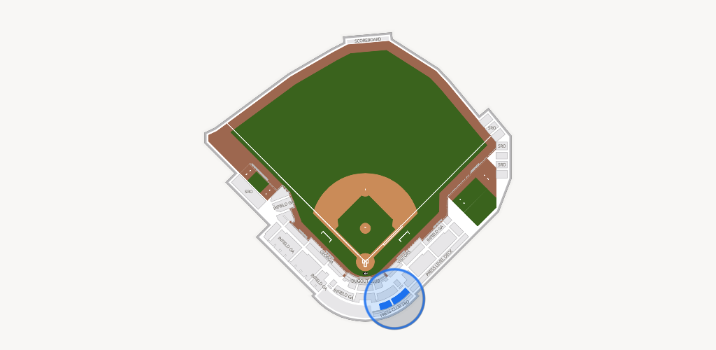 Foley Field Seating Chart