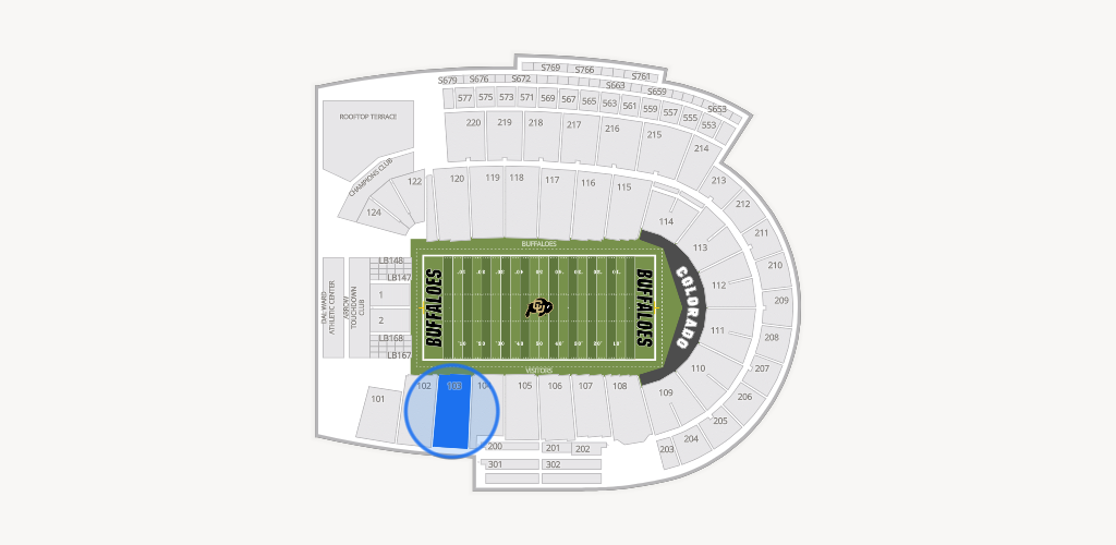 Folsom Field Seating Chart