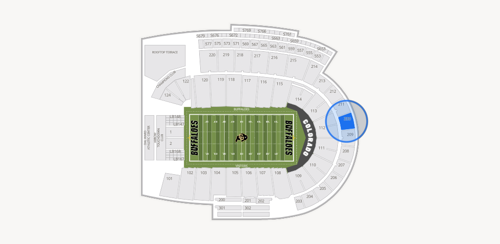Folsom Field Seating Chart