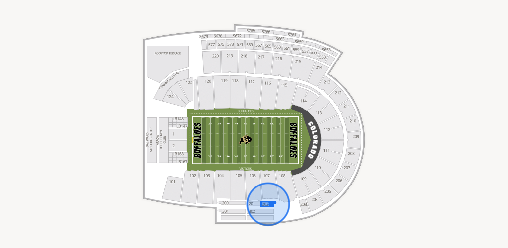 Folsom Field Seating Chart