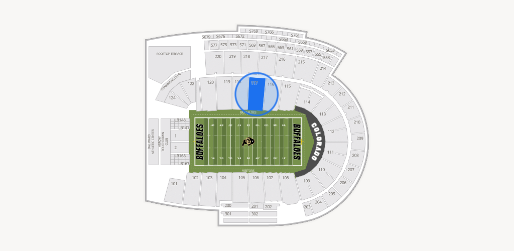 Folsom Field Seating Chart