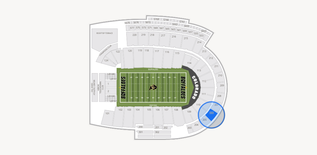 Folsom Field Seating Chart