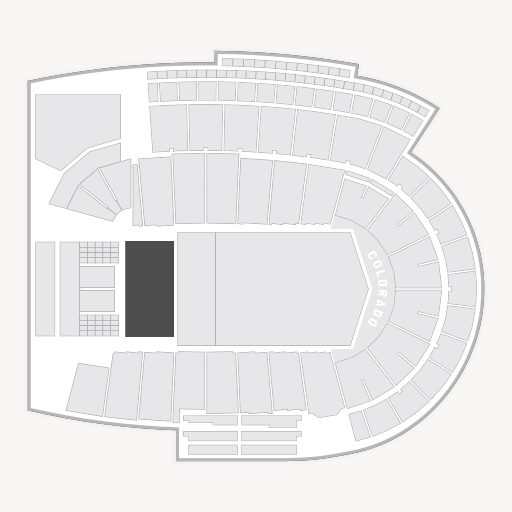 Folsom Field seating chart