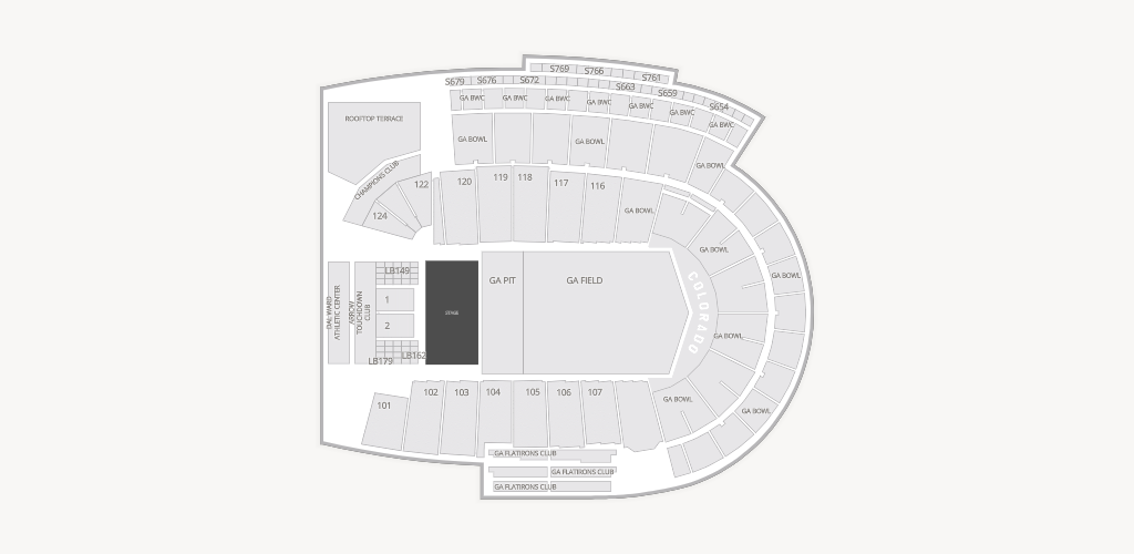 Folsom Field Seating Chart