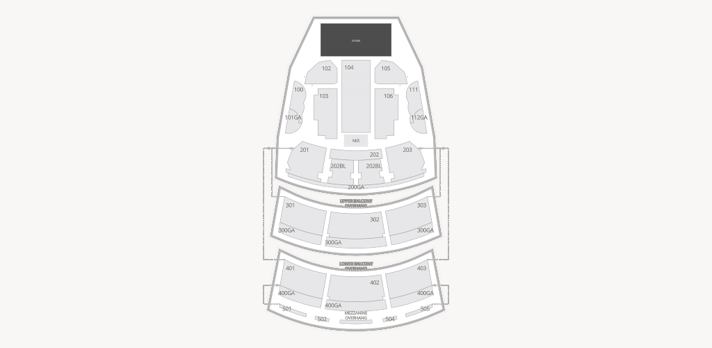 Fontainebleau at LIV Las Vegas Seating Chart