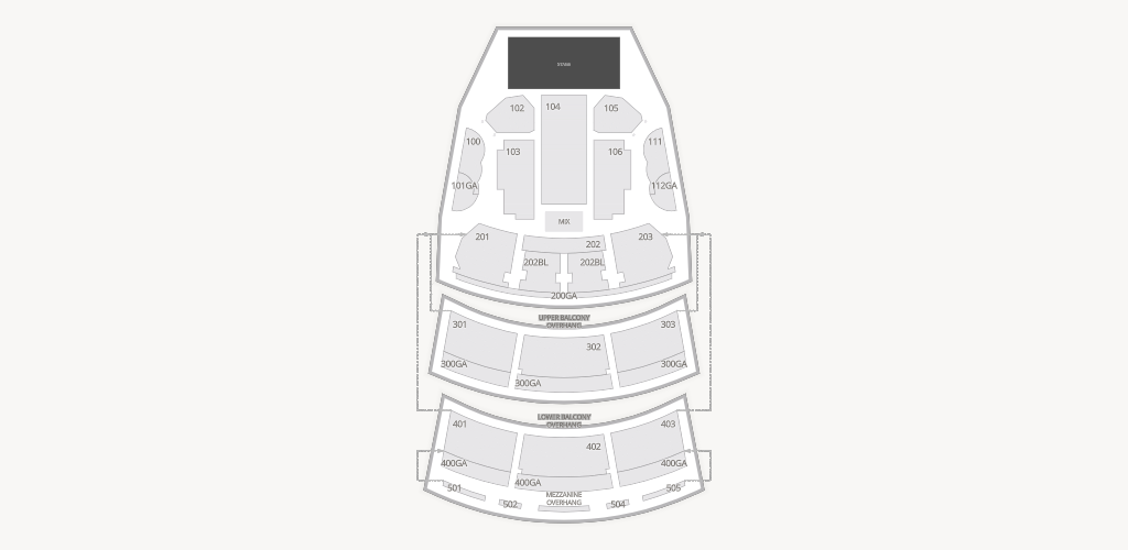 Fontainebleau at LIV Las Vegas Seating Chart