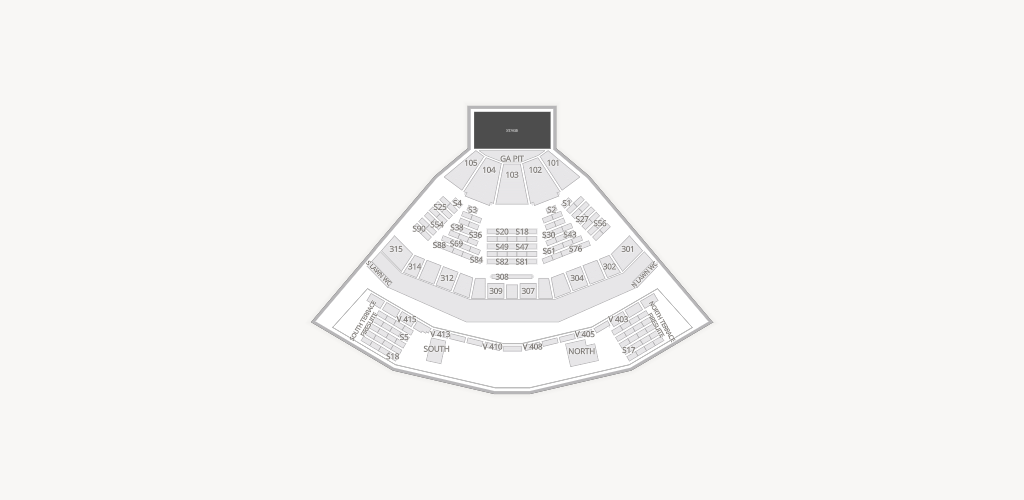 Ford Amphitheater - Colorado Springs Seating Chart