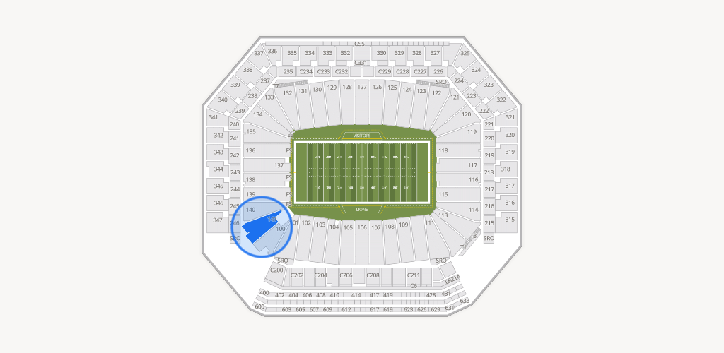 Ford Field Seating Chart