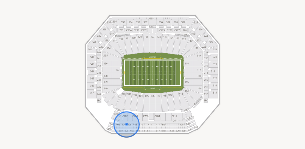 Ford Field Seating Chart