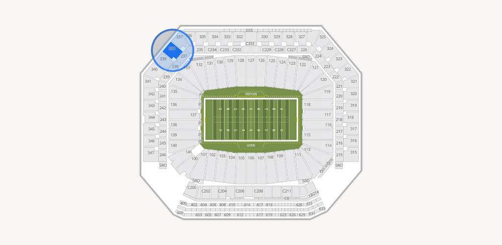 Ford Field Seating Chart