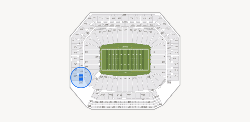 Ford Field Seating Chart