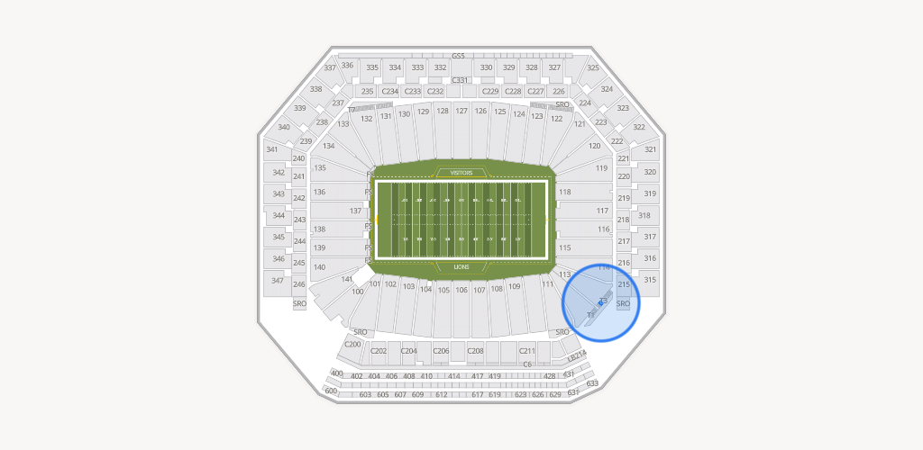 Ford Field Seating Chart