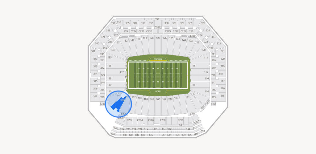 Ford Field Seating Chart