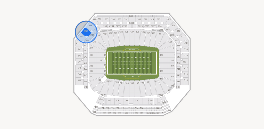 Ford Field Seating Chart