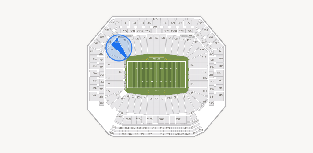 Ford Field Seating Chart