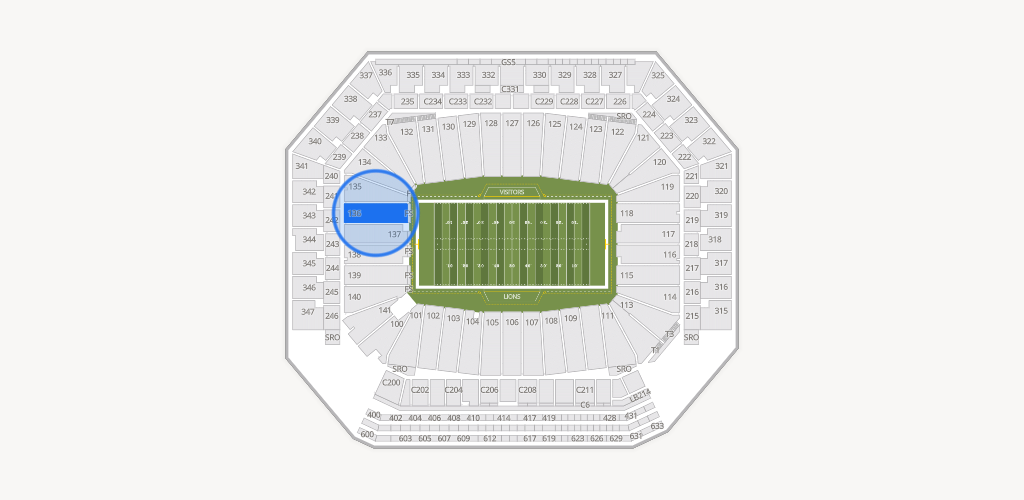 Ford Field Seating Chart