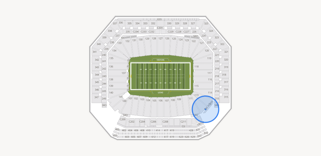 Ford Field Seating Chart