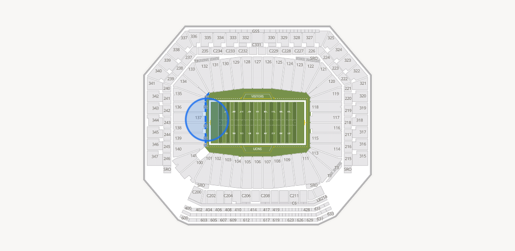 Ford Field Seating Chart