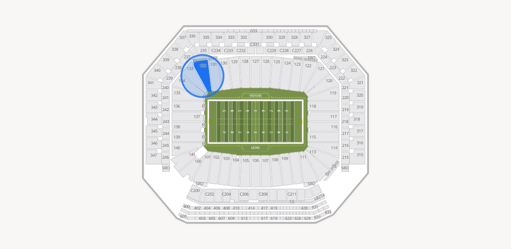 Ford Field Seating Chart