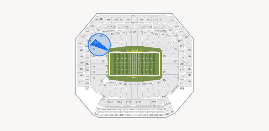 Ford Field Seating Chart