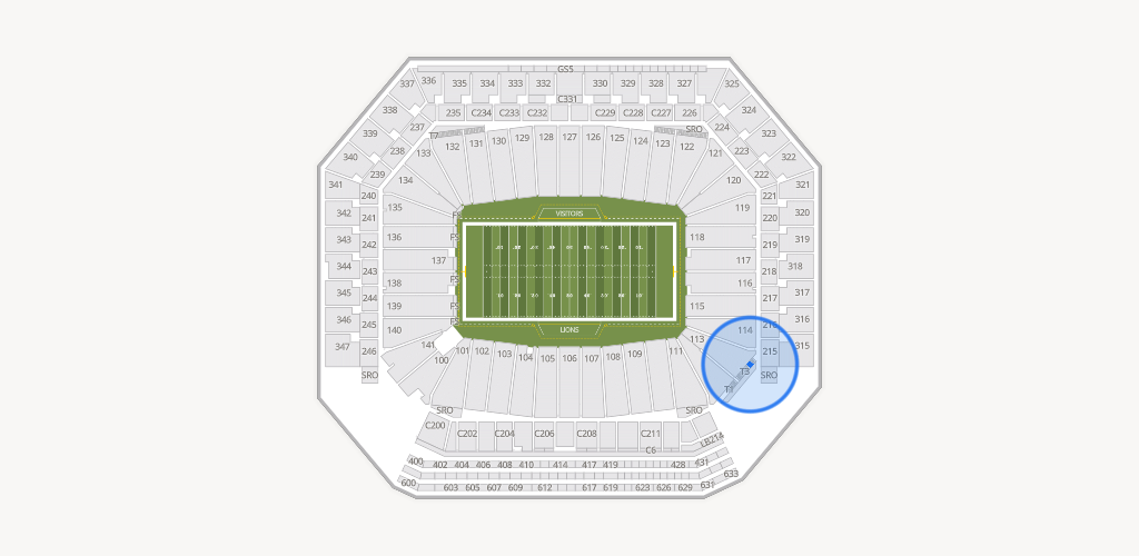 Ford Field Seating Chart
