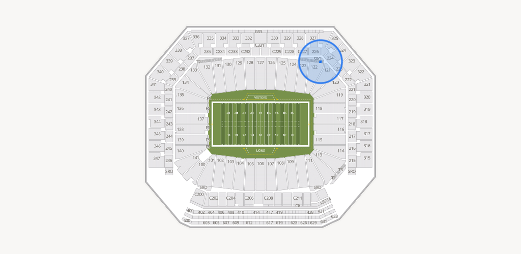 Ford Field Seating Chart