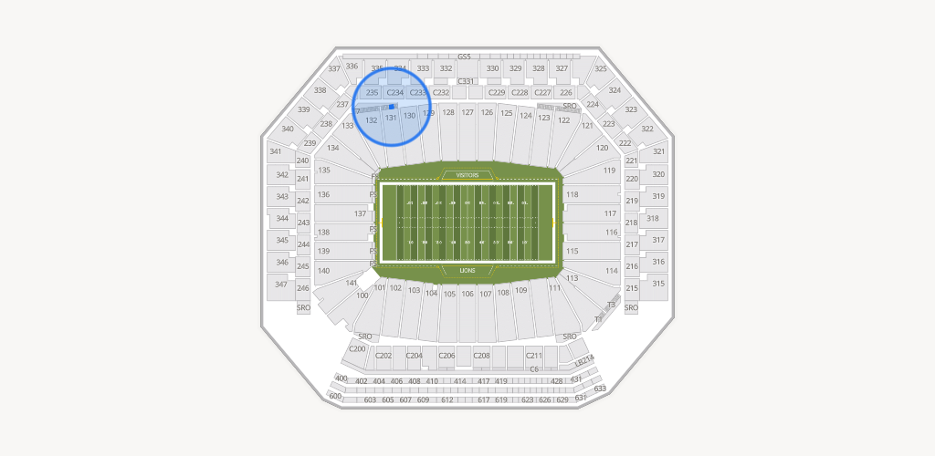 Ford Field Seating Chart