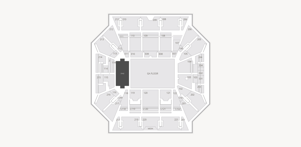 Foster Pavilion Seating Chart