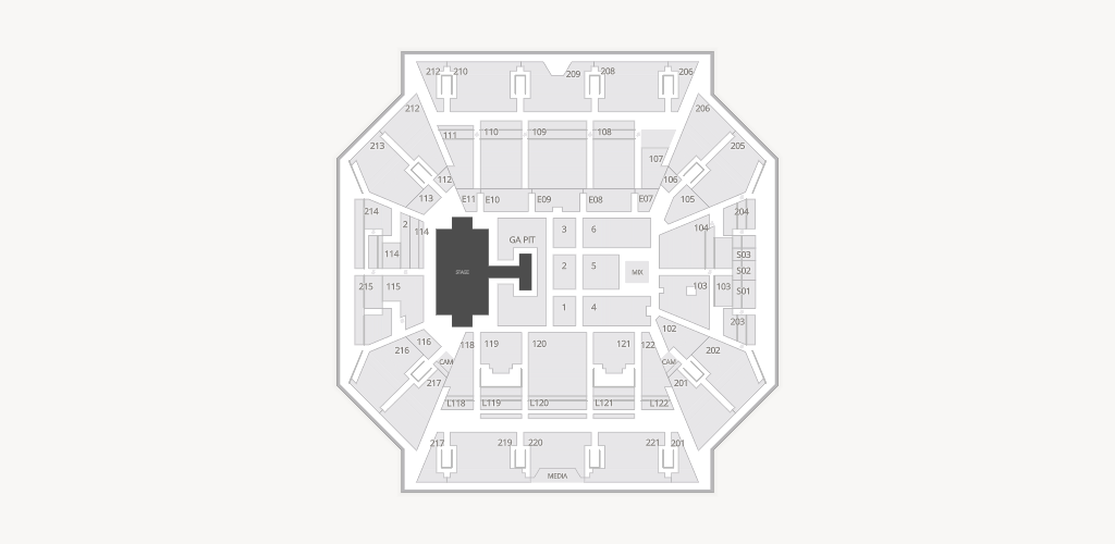 Foster Pavilion Seating Chart