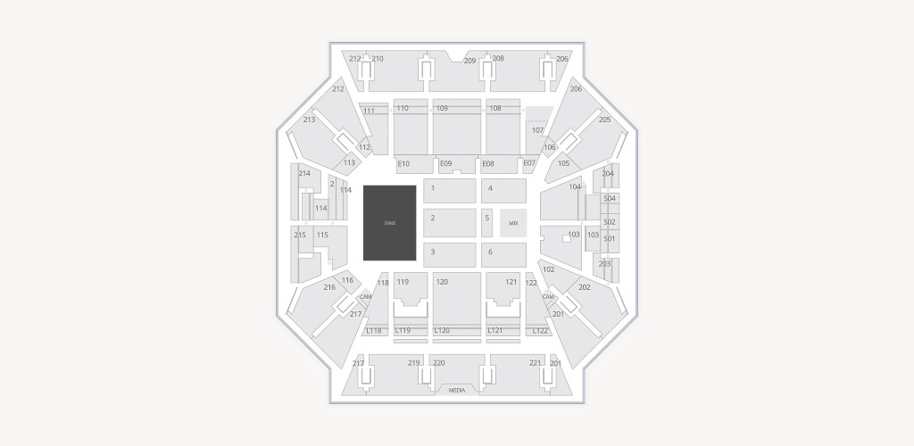 Foster Pavilion Seating Chart