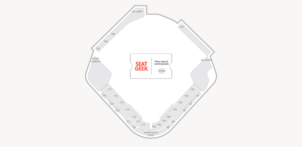 Four Winds Field at Coveleski Stadium Seating Chart