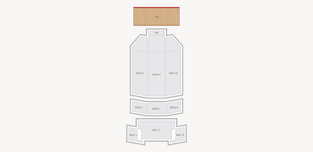 Fox Performing Arts Center Seating Chart