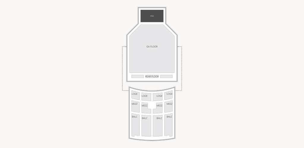 Fox Theater - Oakland Seating Chart